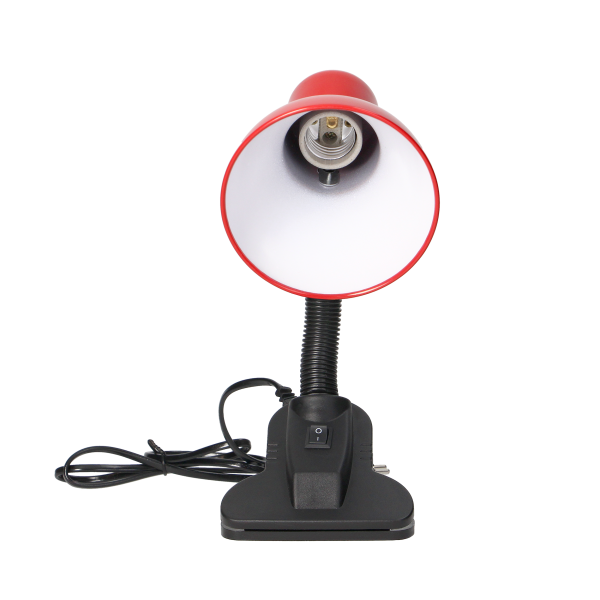 LATSA, desk lamp with a clip, 10W, E27, steel + plastic, red LATSA, desk lamp with a clip, 10W, E27, steel + plastic, red